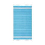 Serviettes de plage personnalisée pas chère en coton coloré Ibiza couleur turquoise