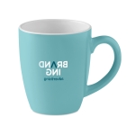 Mug publicitaire pas cher en céramique colorées 290 ml ColorTrend couleur bleu deuxième vue principale