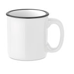 Mug avec logo pas cher de style vintage en couleur 240ml Vintage couleur blanc