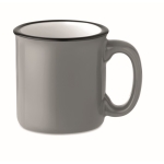 Mug avec logo pas cher de style vintage en couleur 240ml Vintage couleur gris