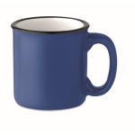 Mug avec logo pas cher de style vintage en couleur 240ml Vintage couleur bleu roi