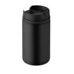 Petit mug thermique en acier promotionnel économique 250ml Signa couleur noir