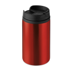 Petit mug thermique en acier promotionnel économique 250ml Signa couleur rouge