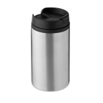 Petit mug thermique en acier promotionnel économique 250ml Signa couleur argenté mat