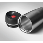 Tasse thermos publicitaire en inox avec sécurité 400ml valve couleur argenté mat troisième vue