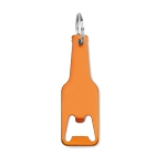 Décapsuleur publicitaire avec porte-clés en forme de bouteille Bottles couleur orange
