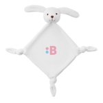 Couverture de bébé publicitaire avec peluche DouDou Animals couleur blanc vue principale