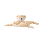 Couverture de bébé publicitaire avec peluche DouDou Animals couleur beige troisième vue