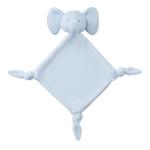 Couverture de bébé publicitaire avec peluche DouDou Animals couleur bleu ciel
