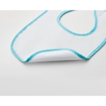 Bavoir publicitaire pour bébé en coton avec logo Funtime couleur bleu ciel deuxième vue