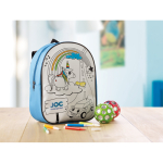 Sac à  dos ColorTime couleur turquoise vue d'ambiance principale