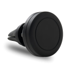Support magnétique pour téléphone à fixer sur la grille d'aération couleur noir