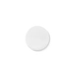 Badge publicitaire personnalisé avec logo Ø44 mm MiniPin couleur blanc dixième vue