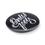 Badge décapsuleur personnalisé Ø58 mm Chapa Abridor PinCap couleur blanc cinquième vue