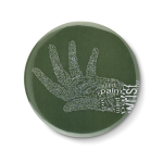 Badge décapsuleur personnalisé Ø58 mm Chapa Abridor PinCap couleur blanc huitième vue