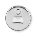 Badge décapsuleur personnalisé Ø58 mm Chapa Abridor PinCap couleur blanc neuvième vue