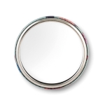 Badge mini miroir de poche Ø75mm personnalisé en couleurs PinView couleur argenté mat neuvième vue