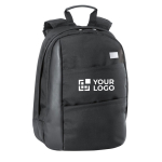 Sac à dos exclusif pour ordinateur de 15,6´´ en similicuir Executive avec zone d'impression