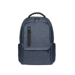 Sac à dos imperméable pour ordinateur, dos rembourré 17'' PowerTech couleur bleu première vue