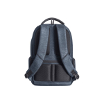Sac à dos imperméable pour ordinateur, dos rembourré 17'' PowerTech couleur bleu deuxième vue