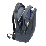 Sac à dos imperméable pour ordinateur, dos rembourré 17'' PowerTech couleur bleu quatrième vue