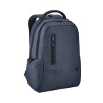 Sac à dos imperméable pour ordinateur, dos rembourré 17'' PowerTech couleur bleu