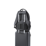 Sac à dos imperméable pour ordinateur, dos rembourré 17'' PowerTech couleur gris troisième vue
