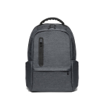 Sac à dos imperméable pour ordinateur, dos rembourré 17'' PowerTech couleur gris