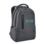 Sac à dos imperméable pour ordinateur, dos rembourré 17'' PowerTech avec zone d'impression