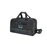 Sac de voyage personnalisé polyvalent avec intérieur doublé Outline couleur noir image avec logo