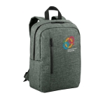 Sacs à dos personnalisés de qualité pour ordinateur de 14´´ GreyStone couleur gris image avec logo