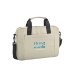 Sacoche personnalisée rembourrée pour ordinateur 15,6'' Corporate couleur beige image avec logo