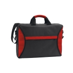 Porte-documents conférencier de couleur vive avec sangle NorthPoint couleur rouge