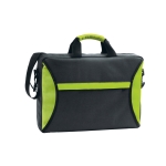 Porte-documents conférencier de couleur vive avec sangle NorthPoint couleur vert clair