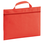Porte-documents personnalisé économique en polyester 600D Budget couleur rouge