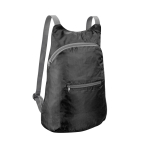 Sacs à dos pliable avec ripstop et poche avant Basic Fold couleur noir