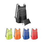 Sacs à dos pliable avec ripstop et poche avant Basic Fold diverses couleurs