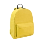 Sacs à dos avec poche sur le devant et bretelles rembourrées Colors couleur jaune