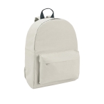 Sacs à dos avec poche sur le devant et bretelles rembourrées Colors couleur beige