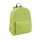 Sacs à dos avec poche sur le devant et bretelles rembourrées Colors couleur vert clair