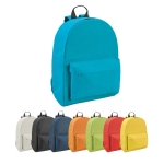Sacs à dos avec poche sur le devant et bretelles rembourrées Colors diverses couleurs