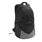 Sac de voyage avec poches, filet et bretelles rembourrées Trekking couleur noir