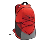 Sac de voyage avec poches, filet et bretelles rembourrées Trekking couleur rouge