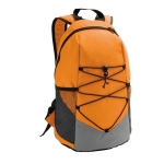 Sac de voyage avec poches, filet et bretelles rembourrées Trekking couleur orange