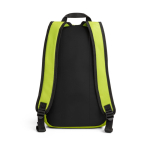 Sac de voyage avec poches, filet et bretelles rembourrées couleur vert clair deuxième vue