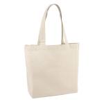 Sac coton publicitaire avec poche intérieure 280 g/m2 Eco Premium couleur naturel