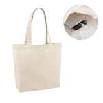 Sac coton publicitaire avec poche intérieure 280 g/m2 Eco Premium diverses couleurs