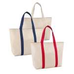 Sac de plage avec poche et fermeture magnétique 280 g/m2 Eco Beach diverses couleurs