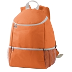 Sac à dos isotherme personnalisé avec poches en filet Discover couleur orange