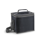 Glacière personnalisable avec sangle ajustable et poche frontale Cube couleur noir